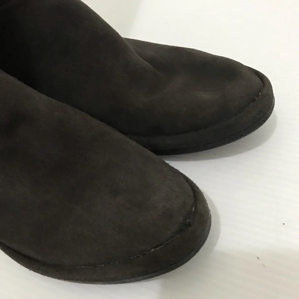 Eric Michael Dark Brown Suede Boots Size 40
